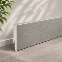 80mm polystyrene skirting board industrial wood finish wall floor edge trim UK