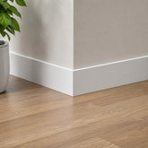 80mm PVC skirting board white black cashmere 2200mm wall floor trim UK