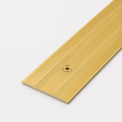 Aluminium Flat Screw Fix Door Threshold Strip in gold color