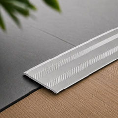 Anodised Aluminium Flat Self Adhesive Door Threshold Strip in Inox color