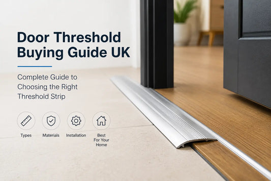 Door threshold buying guide UK — complete guide to choosing the right threshold strip