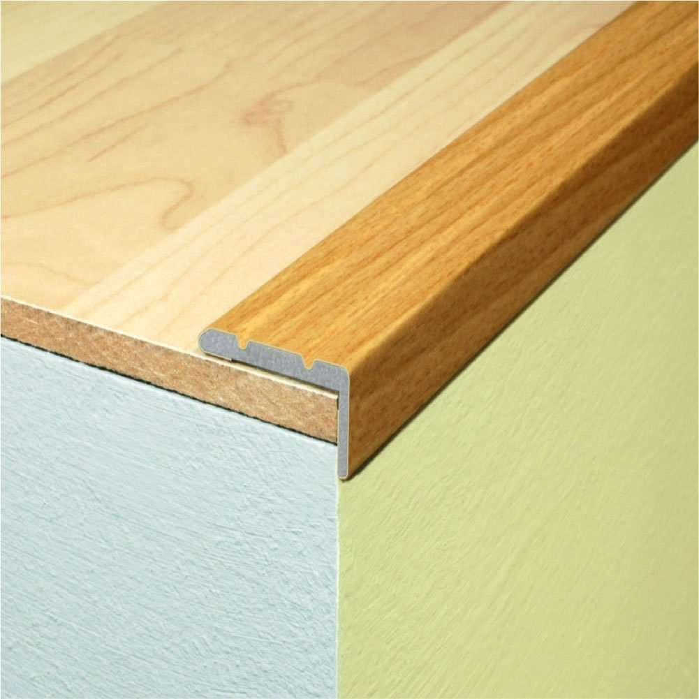 Aluminium Wood Effect Stair Nosing