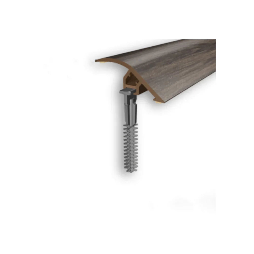 D-PS400 40mm Pvc Wood Effect Door Threshold Ramp Profile