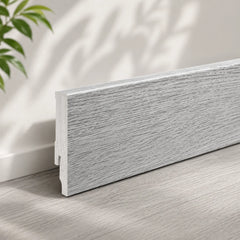 80mm polystyrene skirting board Grewycik wood finish wall floor edge trim UK
