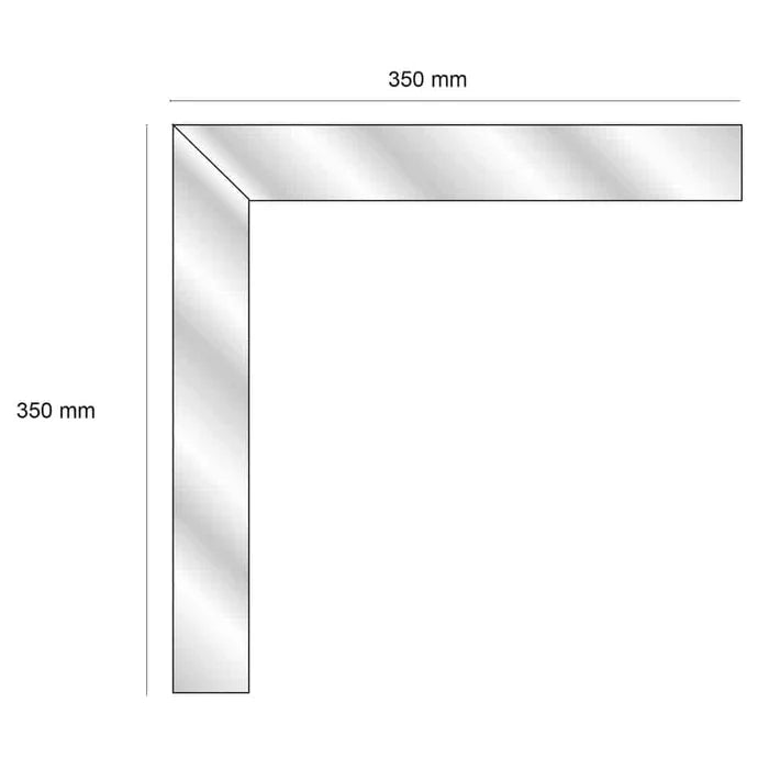 NSA Rakeback - 42mm Stair Edge Trim Pre-Formed 350mm Length