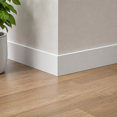 80mm PVC skirting board white black cashmere 2200mm wall floor trim UK