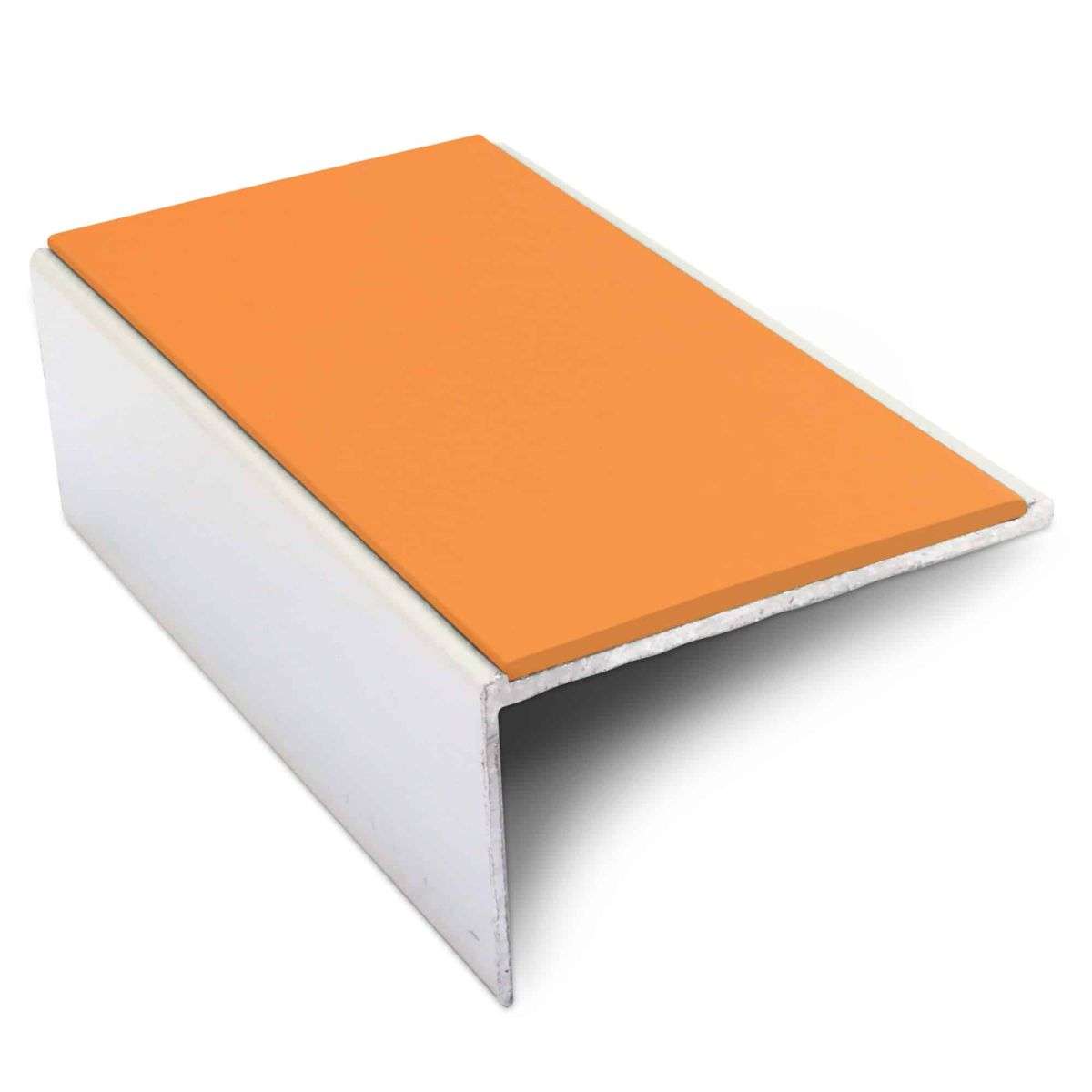 NSL01 56 x 32mm Aluminium Non Slip Stair Nosing Edge Trim With Pvc Insert