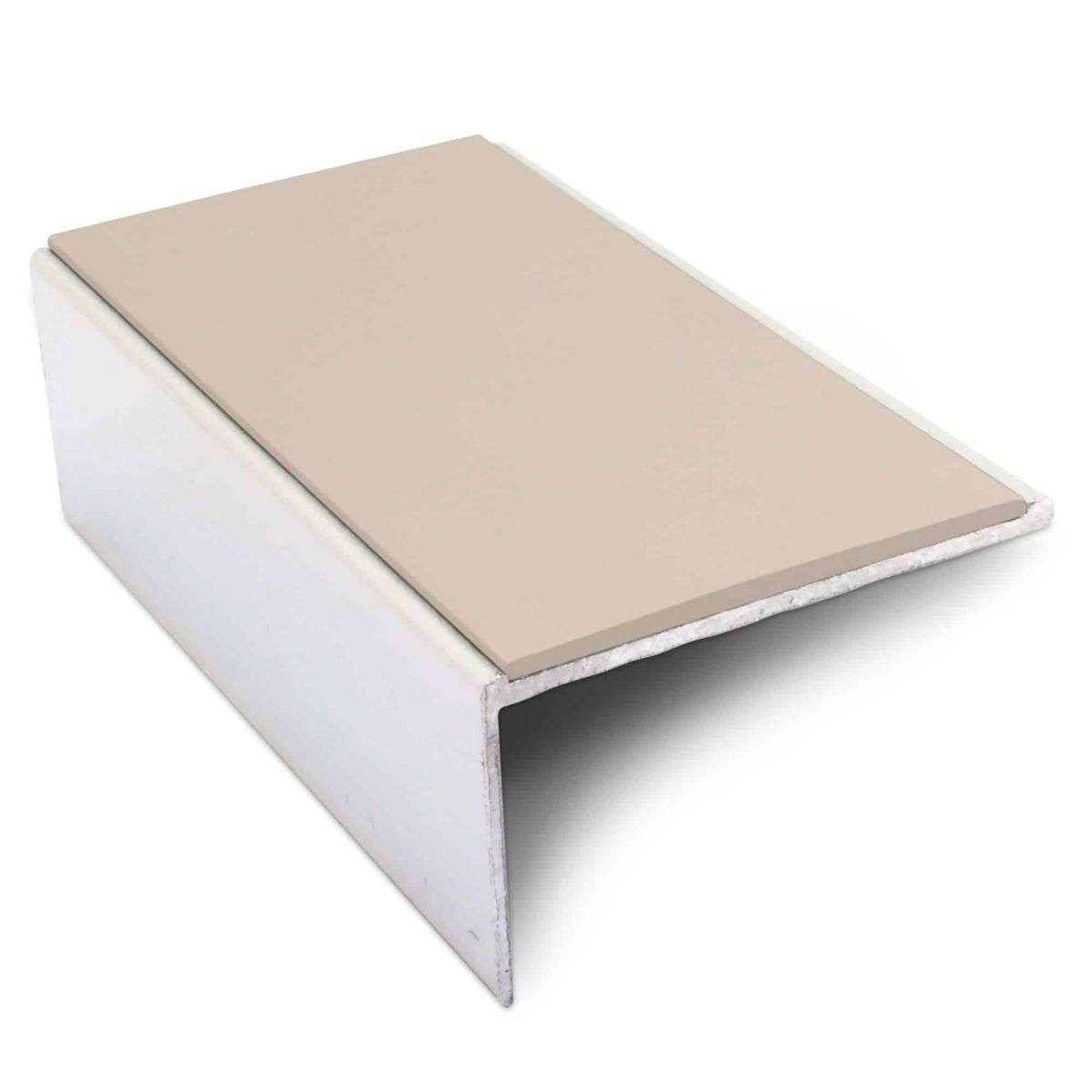 NSL01 56 x 32mm Aluminium Non Slip Stair Nosing Edge Trim With Pvc Insert